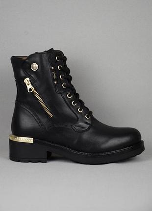 Nero giardini ботинки ботильоны женские кожаные черные молния декор италия оригинал 35 р/23 см calvin klein moschino hilfiger armani ecco martens