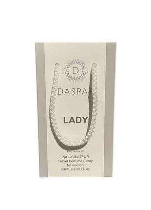 Парфюмированная вода для женщин 60 мл lady тм daspar