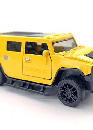 Модель автомобіля hummer (колір — жовтий) арт. 08094