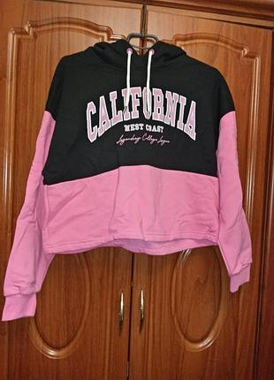 Кофта на флисе, женская розового цвета