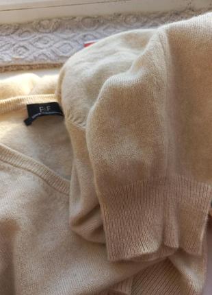 Кашеміровий джемпер 46-48 розмір f&f 8