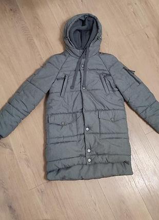 Зимова куртка- пальто woyz 152-158 см
