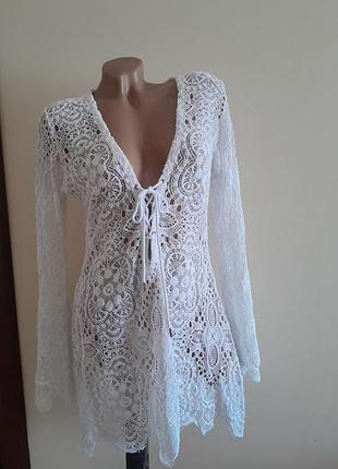 Кружевное платье xs-s