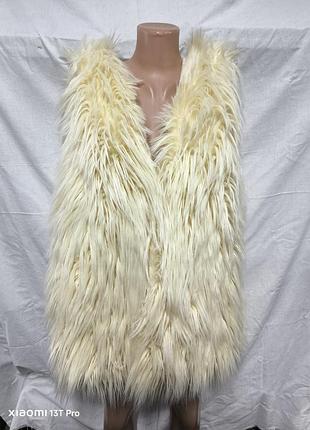 Жилет жилетка безрукавка хутро хутряна жіноча