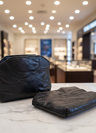 100% кожа косметичка кожаный кошелек