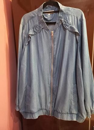 Джинсовий бомбер