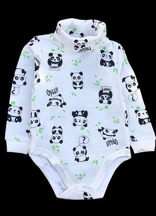 Боди-водолазка, футер "пупчик" (86 см)