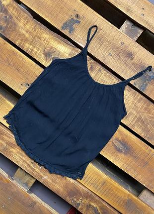 Женская майка с кружевом superdry (супердрай мрр идеал оригинал черная)