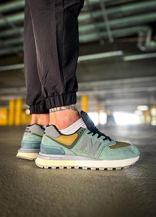 Кросівки чоловічі new balance 574 legacy stone island light green! кроссовки мужские new balance stone island!