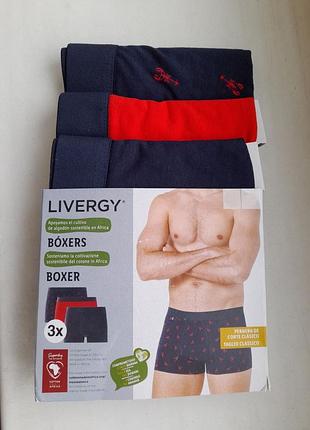 Набір 3 шт, livergy труси чоловічі боксери німеччина, суперціна!