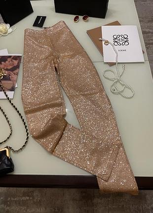 Штани люрекс золоті