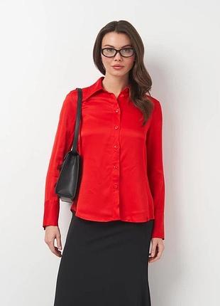 Сорочка червона zara