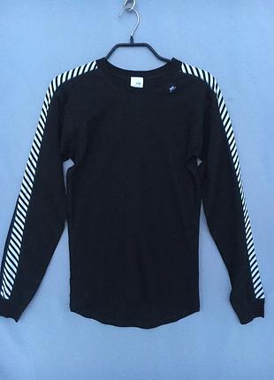Термобілизна hellly hansen s-ка чорна термокофта спортивна