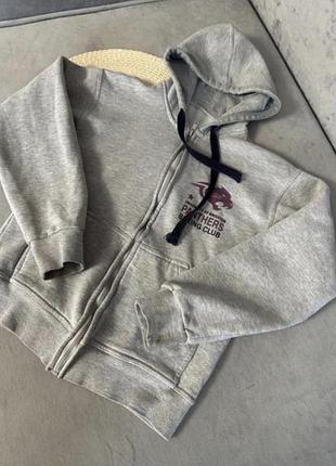 Худі тепла двонитка начос oversize