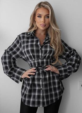 Жіноча сорочка з поясом