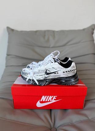 Мужские кроссовки nike initiator custom white black найк белого с черными цветами