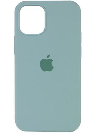 Чехол silicone case full protective (aa) для apple iphone 13 mini (5.4") бирюзовый / turquoise