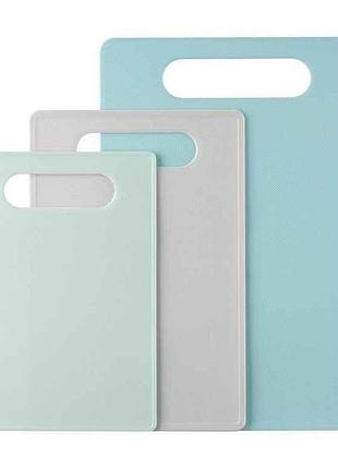 Набор досок кухонных 3шт (25х17,6см/28,8х19,6см/35,2х24,8см) gemini gourmet пластик тм ardesto