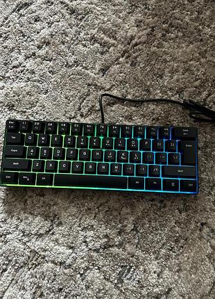 Клавіатура ігрова 60% з rgb підсвіткою🔥
