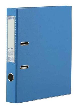 Папка-регистратор одност etalon а4 50/55мм св.синий тм buromax