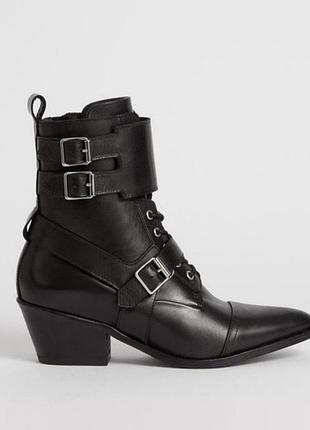 Шкіряні демісезонні черевики ботинки all saints 37-38