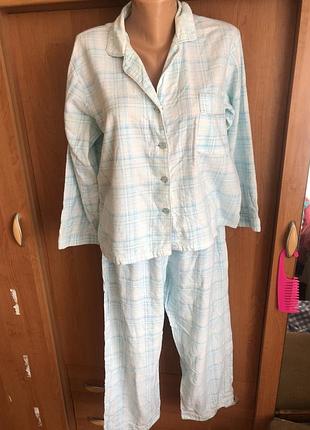 Пижама, байка, 100% коттон, размер m-l. bm.