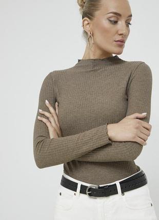 Лонгслів в рубчик