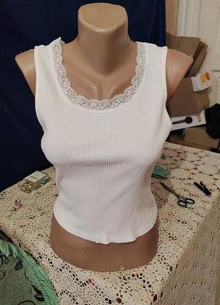 Топ майка рубчик