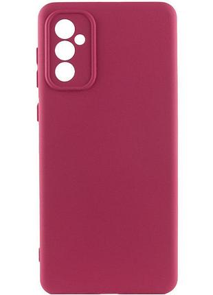 Чехол tpu getman liquid silk full camera для samsung galaxy a57 5g бордовый / marsala