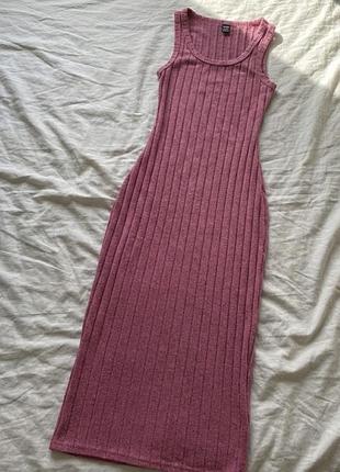 Женское повседневное платье в рубчик shein