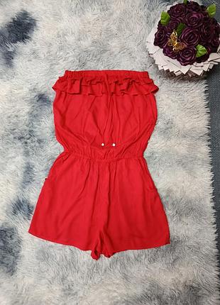 Женский летний комбинезон шортами ромпер 46 р