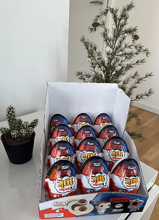 Kinder joy funko pop stranger things egg набір яєць 12x20