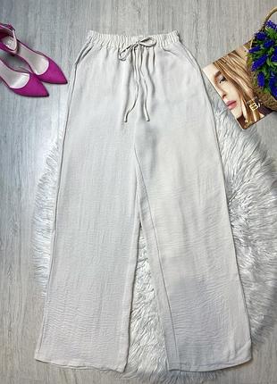 Базові класні легкі штани із широкими штанинами / стан відмінний