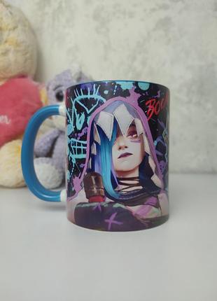 💙 чашка джинкс аркейн league of legends arcane