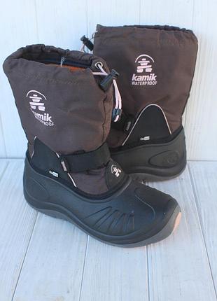Зимові черевики kamik канада 35р непромокаючі ботинки