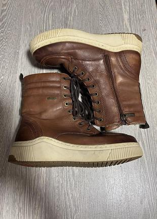 Черевики жіночі утеплені шкіряні tamaris