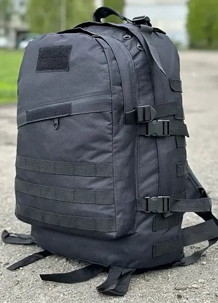 Рюкзак мужской черный на 40л для путешествий обучения тренировок