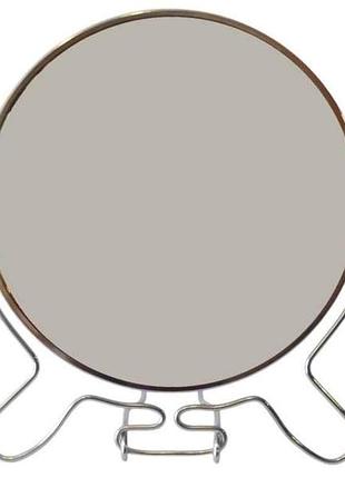 Зеркало двустороннее металлическое no6 14,5см а0158 тм китай