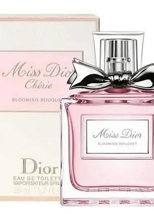 Женская парфюмированная вода miss dior cherie blooming bouquet 100 мл