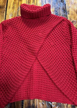 Жіночий светр. жіночий гольф. 30%шерсть. розмір m/l
