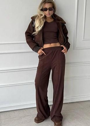 Штани вельветові палаццо