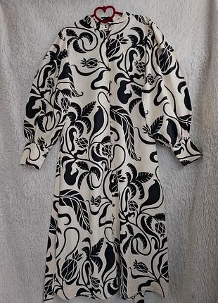 Віскозна міді сукня h&m. 5