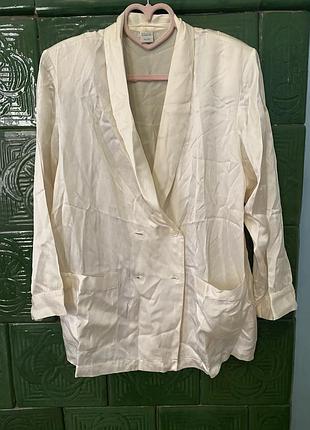 Пиджак 100% шелк galaxy 48 50 л хл