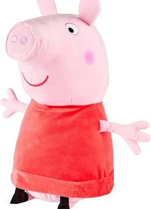 Нова велика 50 см свинка пеппа + пазли 3