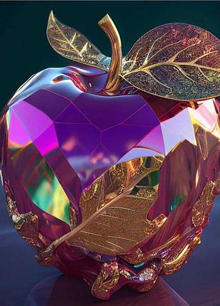 Алмазная мозаика "хрустальное яблоко", 30*40см, на рамке, в кор.31*41*2,5см, тм dreamtoys