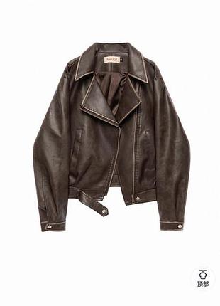 Курточка з еко шкіри