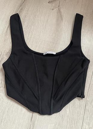 Корсетный топ zara