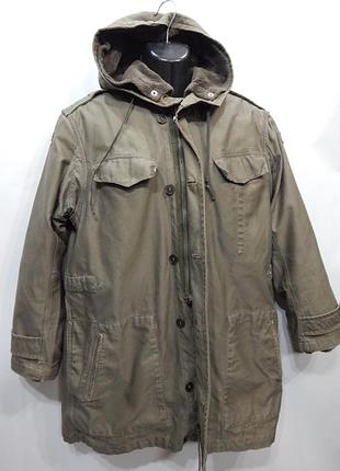 Мужская куртка демисезонная - парка на меху р.50 024kmd