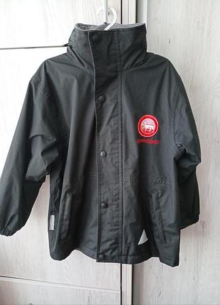 Двусторонний дождевик на флисе 5-6 лет