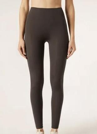 Лосини лосіни колготи calzedonia шоколадного кольору